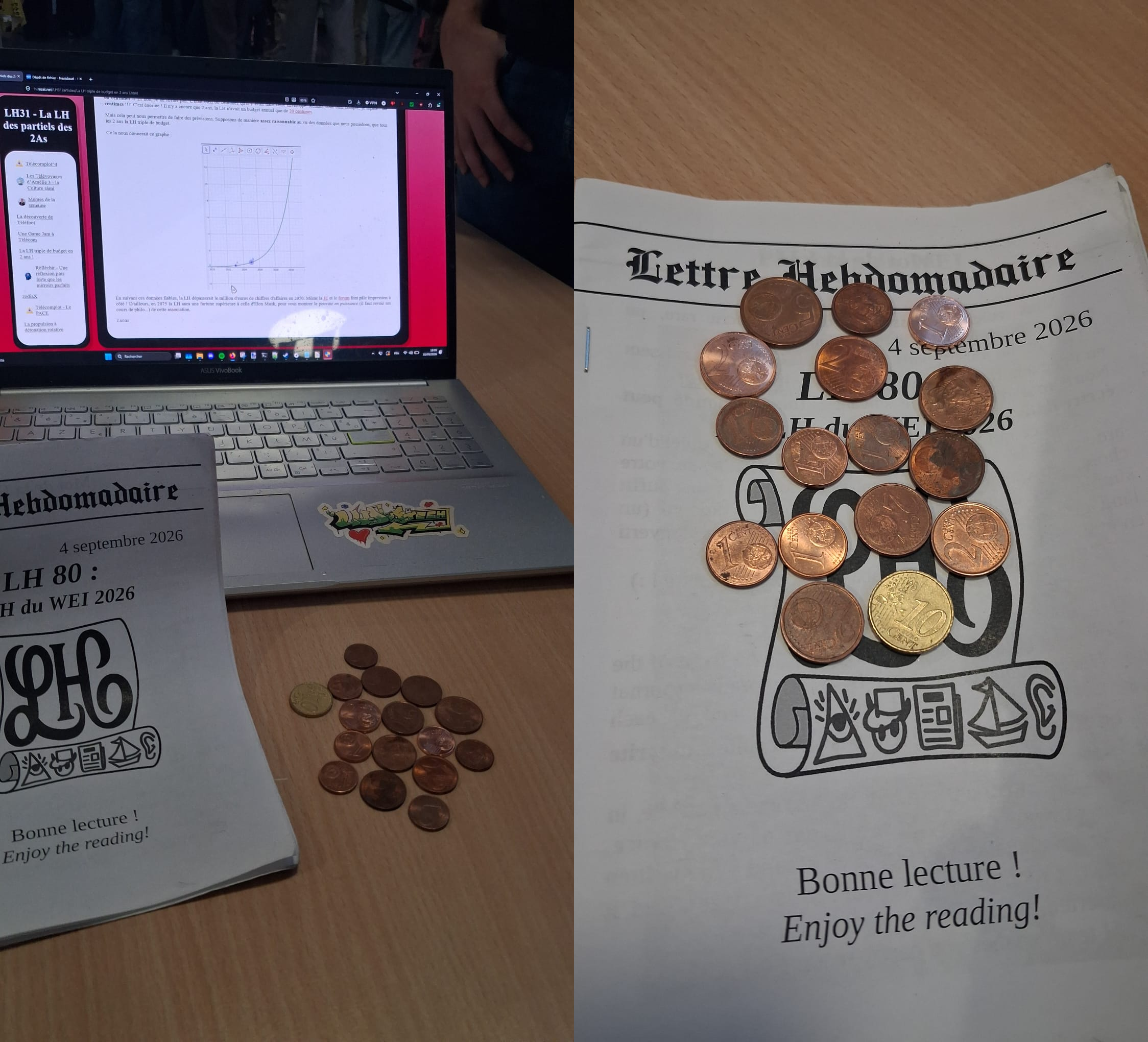 Photo des donations